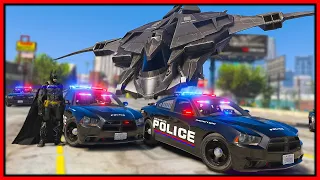 Batman Jet Destroys Cops in GTA 5 RP