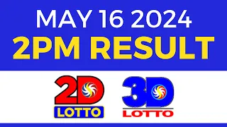 2pm Lotto Result Today May 16 2024 | Swertres Ez2