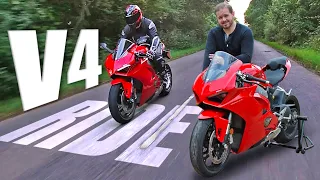 Owning a Ducati Panigale V4 2019. First ride review of Ducati's latest 214bhp V4 Superbike