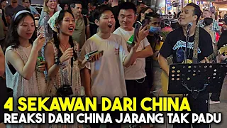 Reaksi happy pelancong dari China bila dengar Bob nyanyi lagu mereka suka