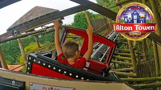 RUNAWAY MINE TRAIN On Ride POV Katanga Canyon Alton Towers (Oct 2021) [4K]