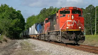 CN 8839 leads NS 056 through Steele AL 4/29/24