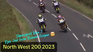 Epic Richard Cooper never say die attitude 🤘 fantastic comeback at the nw200 2023 #nevergiveup