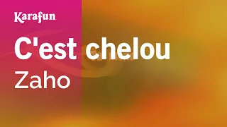 C'est chelou - Zaho | Karaoke Version | KaraFun