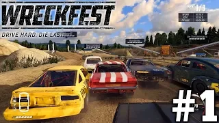 Прирождённые разрушители - Wreckfest (HD 1080p) прохождение карьеры #1