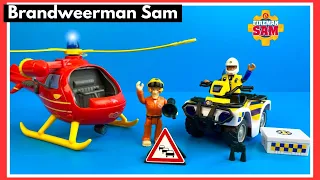 Brandweerman Sam Helikopter en Politieauto | Family Toys Collector