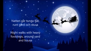 Natten går tunga fjät (Sankta Lucia) - ENGLISH TRANSLATION