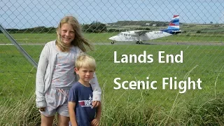 Cornwall Scenic Flight Lands End to St Michaels Mount - Harry's first plane trip !