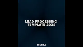 Lead Processing Template 2024 (FLP Walkthrough)