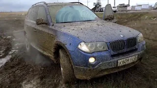 BMW X3 Top Gear in Mud