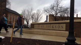 NDO supporters rally and march to Jackson City Council meeting