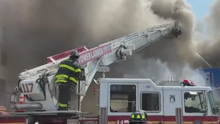 Fire spreads through multiple Brooklyn stores