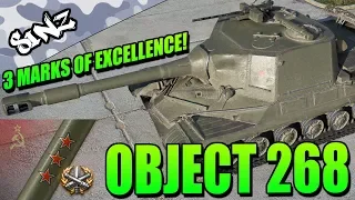 3 MARKS OF EXCELLENCE! (Object 268) - World of Tanks Console | Object 268 Gameplay