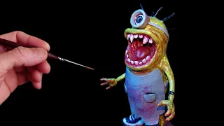 Making REALISTIC Monster Minions out of clay | MaksiClay