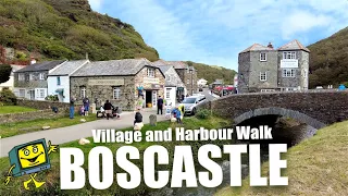 BOSCASTLE Cornwall 2021 - Village and Harbour Walk 4K