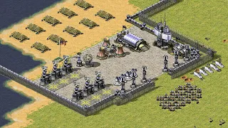 Red Alert 2 | Extra hard AI | 7 vs 1 | France vs 7 random