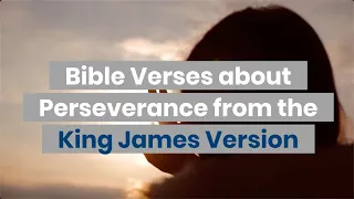 Bible Verses About Perseverance - King James Version (KJV)