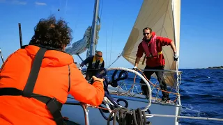 prise en remorque sous voile