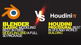 Blender vs houdini and why blender doesn't stand a chance but will try anyways