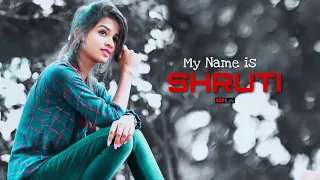 Shruti - Short Film | a College Life | Motivational Story | Watch still end | SBA Creation