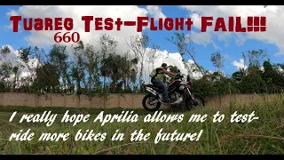 Aprilia Tuareg 660 Test Ride Review, it STINKS... W.T.F!?!