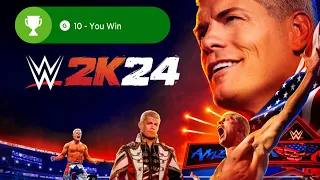 WWE2K24 No Visiting Hours ACHIEVEMENT GUIDE