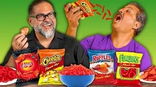 Mexican Dads Rank Flamin' Hot Snacks!