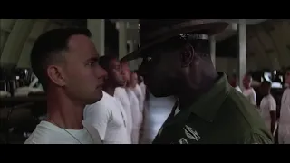 "Так точно, сержант!". Сцена из фильма "Форрест Гамп" (1994)