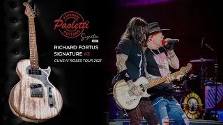 GUNS N' ROSES - YOU ARE CRAZY / Live 2021 RICHARD FORTUS SIGNATURE PAOLETTI GUITAR