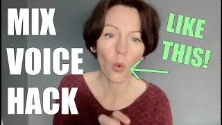 How To Get Into Mixed Voice INSTANTLY #singingtips #vocalcoach #mixedvoice