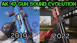 AK-47 Gun Sound evolution 2019 vs 2020 vs 2022 in COD Mobile | Call of Duty Mobile