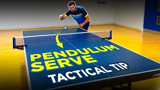 Tactical Pendulum Serve Tip | Win points with Plan B + Fail Safe | Table Tennis / Ping Pong Tutorial