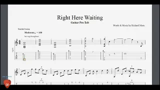 Richard Marx - Right Here Waiting - Guitar Pro Tab