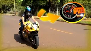 Moto Louca, 299 km/h  em 4°marcha {SUZUKI 1000 cc} (Gustavo Matias)