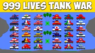 999 Lives Tank War - March Watch Time Cup 2024 - 64 Countries
