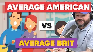 Average American vs Average British Person REACTION!! | OFFICE BLOKES REACT!!