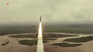 North Korean TV shows latest missile launch