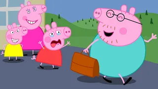 Daddy Pig, Don't Leave Peppa Alone! | Peppa Pig Funny Animation