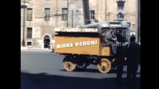 Street Scenes of 1940s Rome, Italy