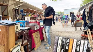 Antique Fair Record Shopping for Genesis & Phil Collins - (My Biggest Score Yet!)