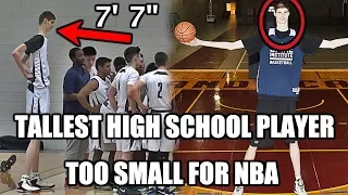 The TALLEST High School Basketball Player Is TOO SMALL For The NBA