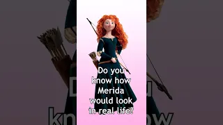 If Merida were brought to life, how would he appear? #ai #inreallife #anime #brave  #viral #fyp
