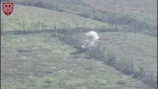 Бійці 77-ї окремої аеромобільної бригади знищили ворожий танк в районі Бахмуту