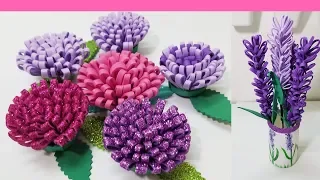 diy como hacer flores de foamy o goma eva fáciles