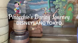 Pinocchio's Daring Journey full ride - Tokyo Disneyland April 2023