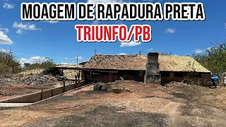 MOAGEM DE RAPADURA PRETA, TRIUNFO PARAÍBA, O ENGENHO DE ELIAS MOREIRA.