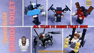 Speed Build Skibidi Toilet LEGO: All Titan vs Skibidi Toilet Boss