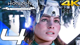 HORIZON ZERO DAWN - Gameplay Walkthrough Part 4 - Deathbringer & Sylens (PC) 4K 60FPS ULTRA