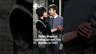 Nostalgic Helen Shapiro speaking about The Beatles opening for her in 1963 👌#thebeatles #shorts