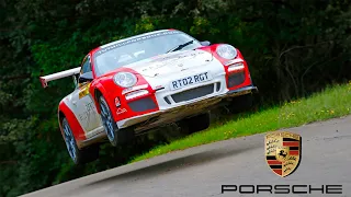 PORSCHE 911 GT3 RALLY |  INSANE SCREAMING FLAT-6 Sounds, Jumps & Drifts